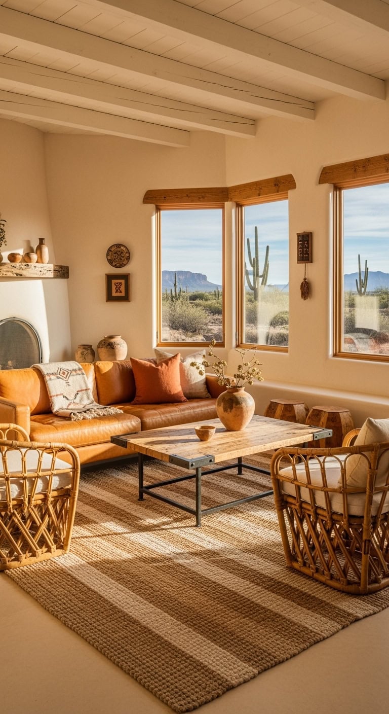 neutral beige and white living room