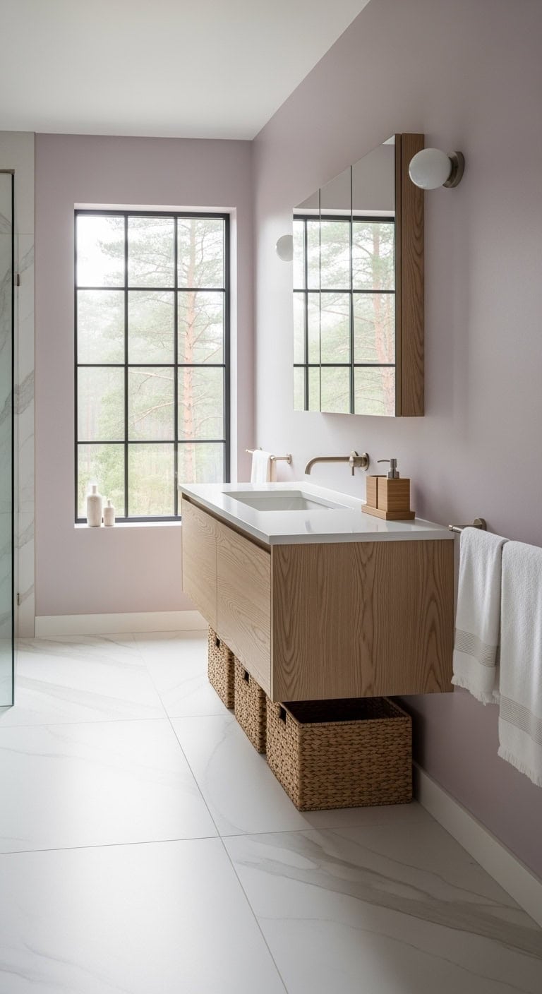 nordic mauve blonde bath