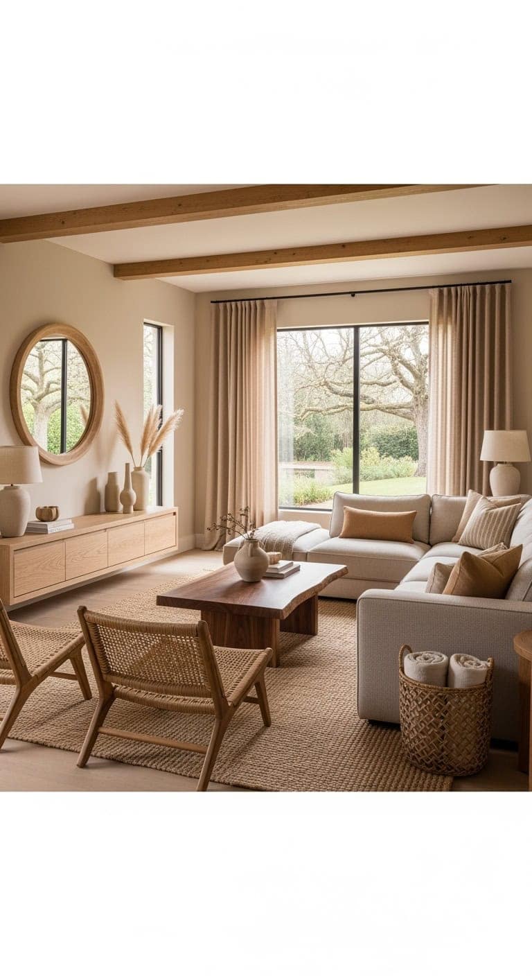 organic live edge beige modernity