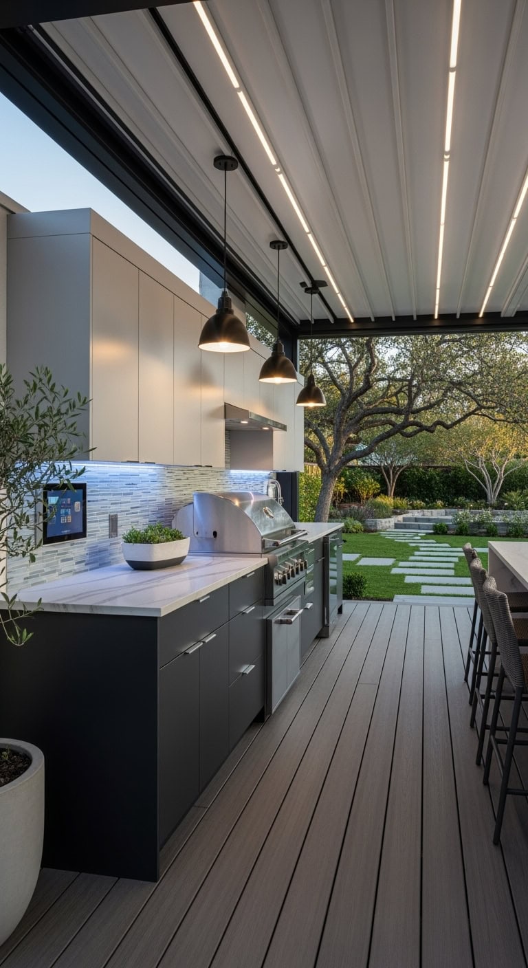 outdoor smart entertainment control