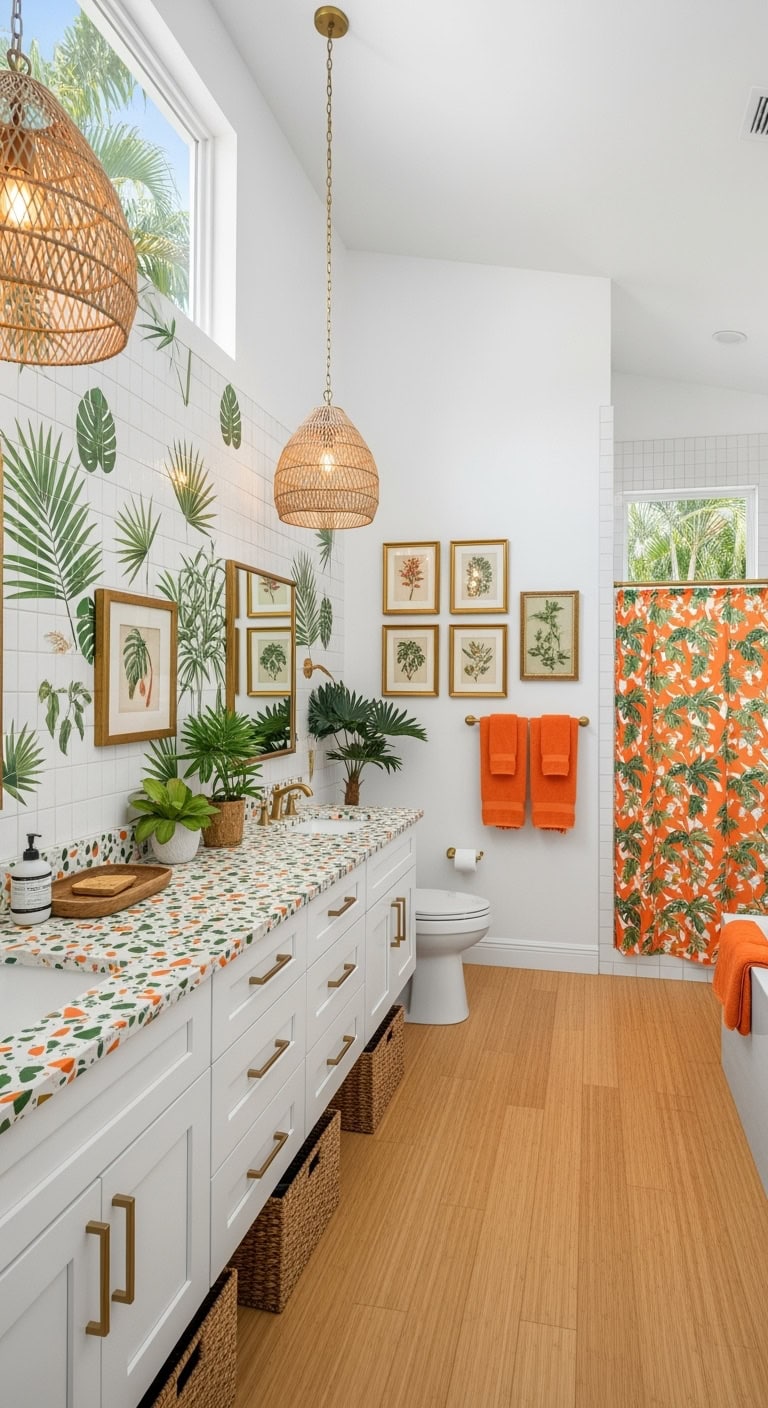 papaya orange palm botanicals