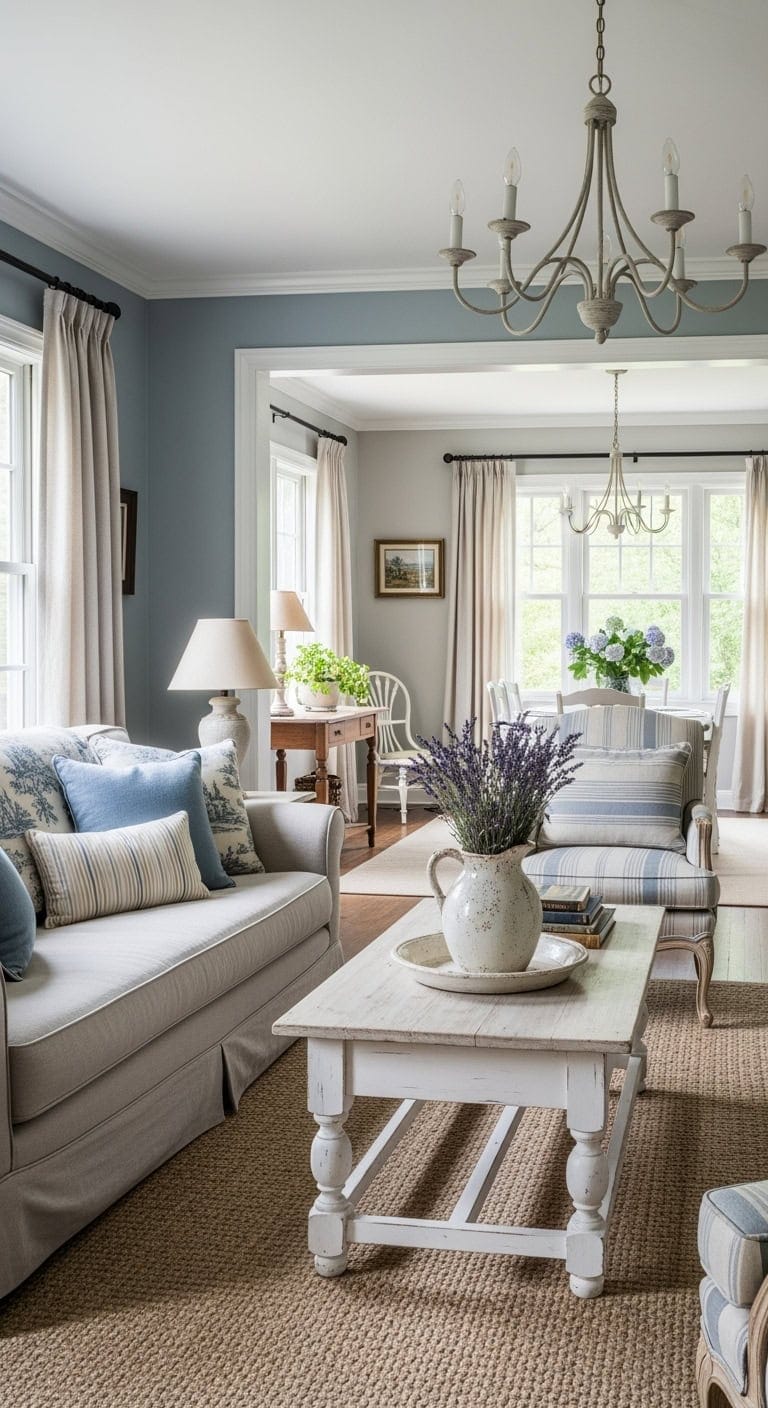 proven al blue linen charm