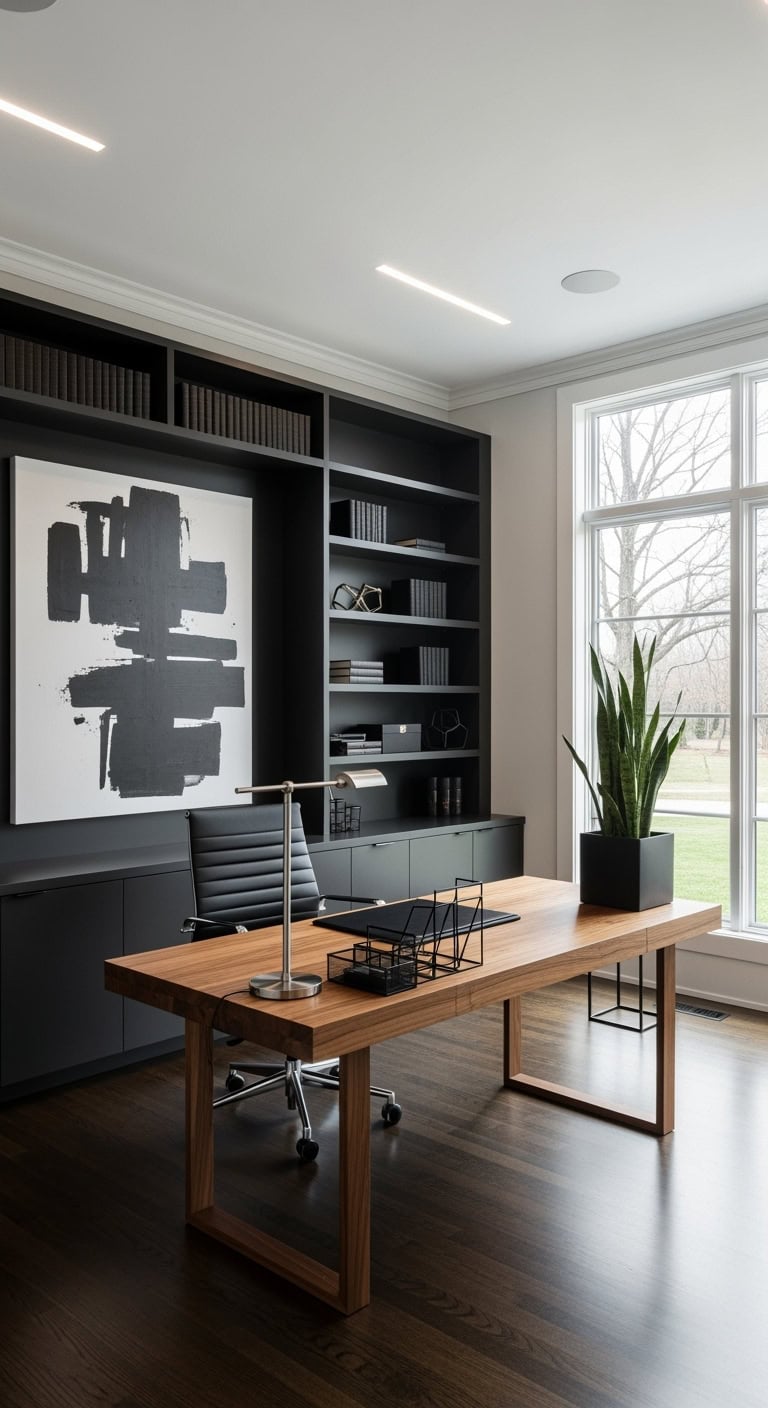 quiet luxury executive workspace