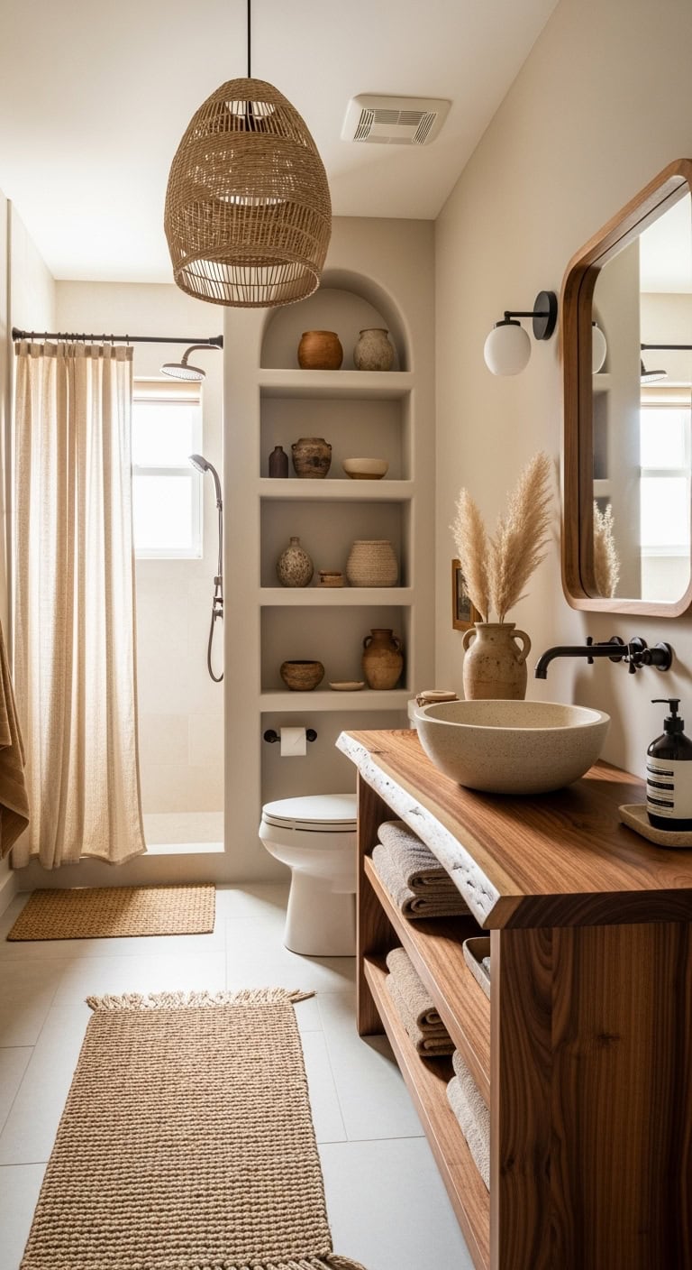 raw wood handcrafted ceramic serenity