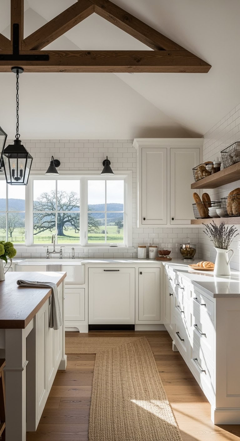 rustic exposed beams whitespaces