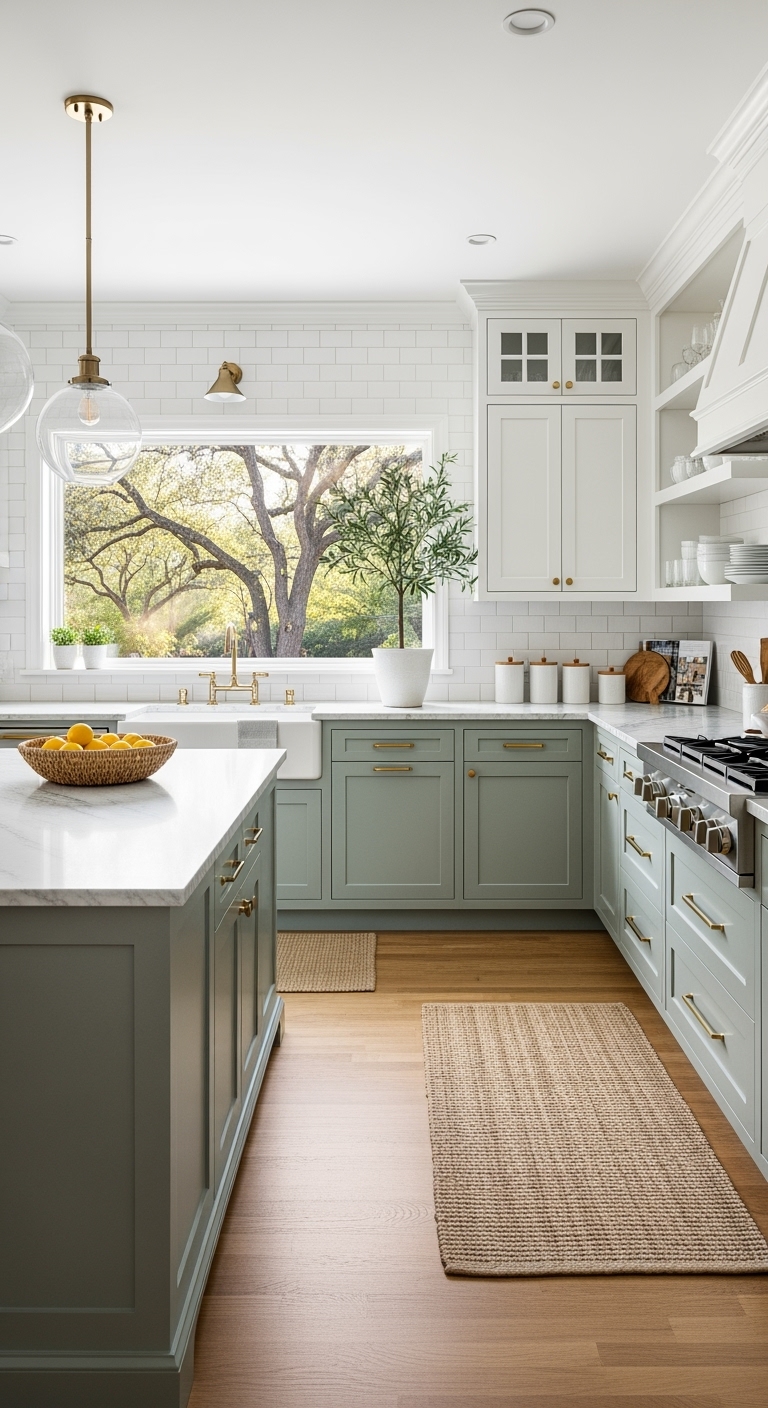 sage lowers white uppers