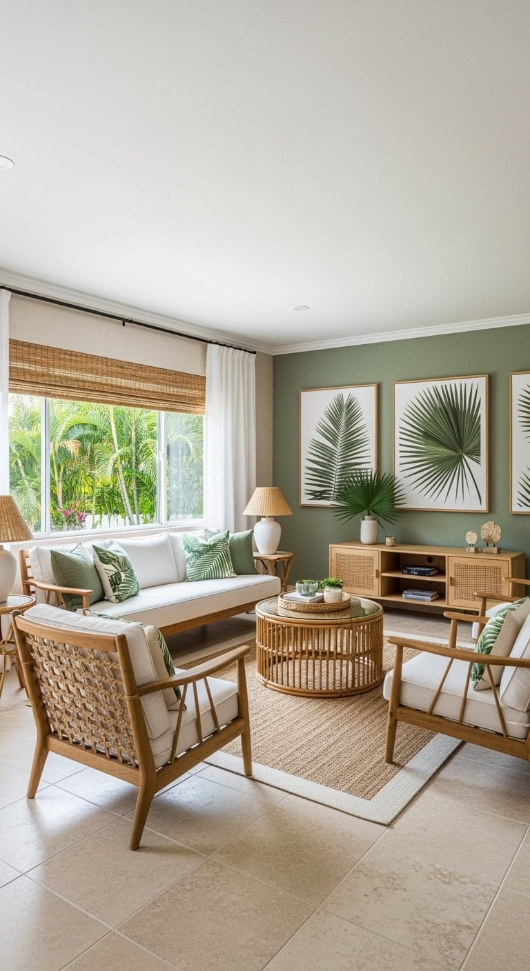 sandy beige tropical retreat