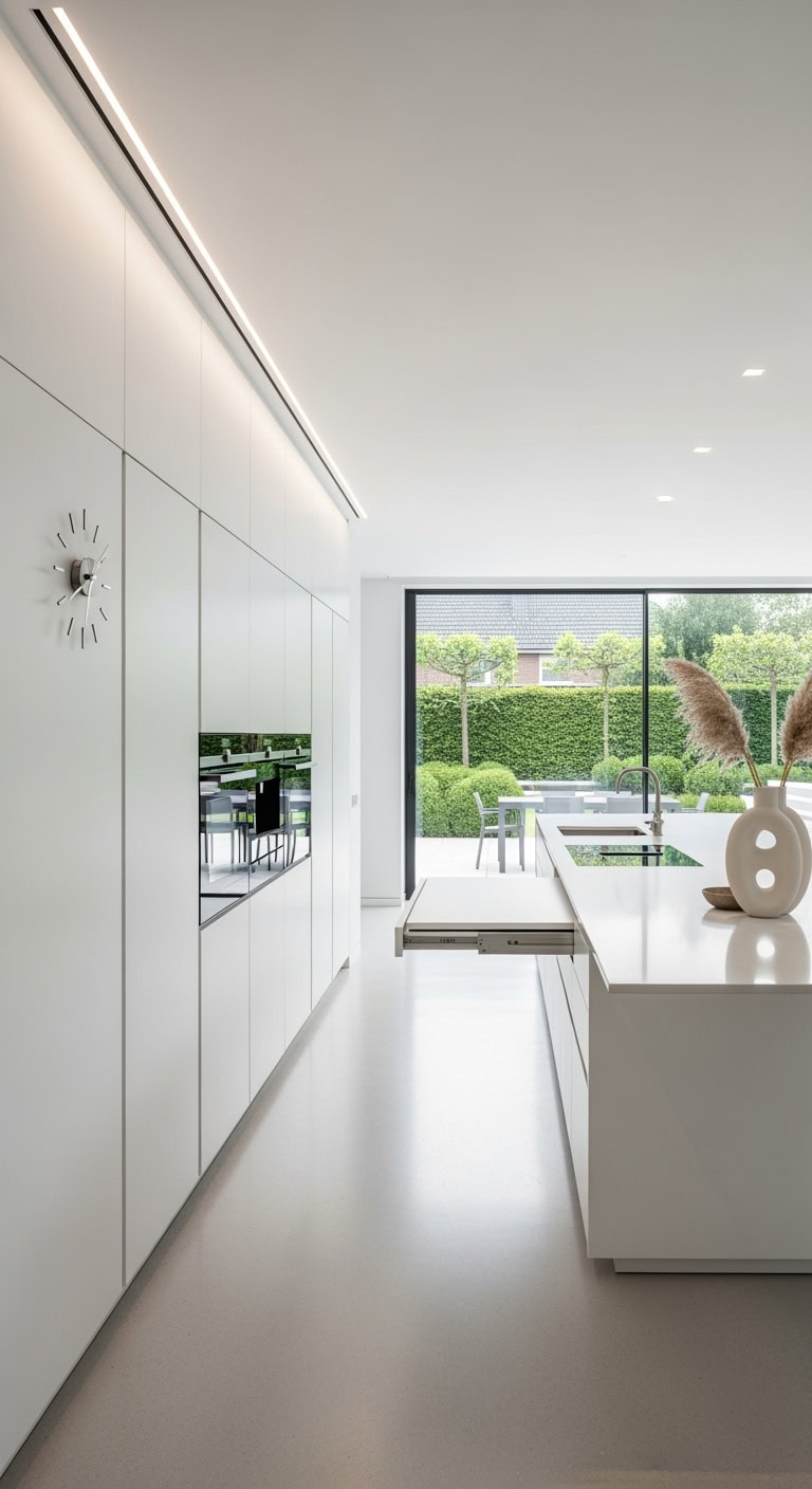 seamless concealed luxury kitchen