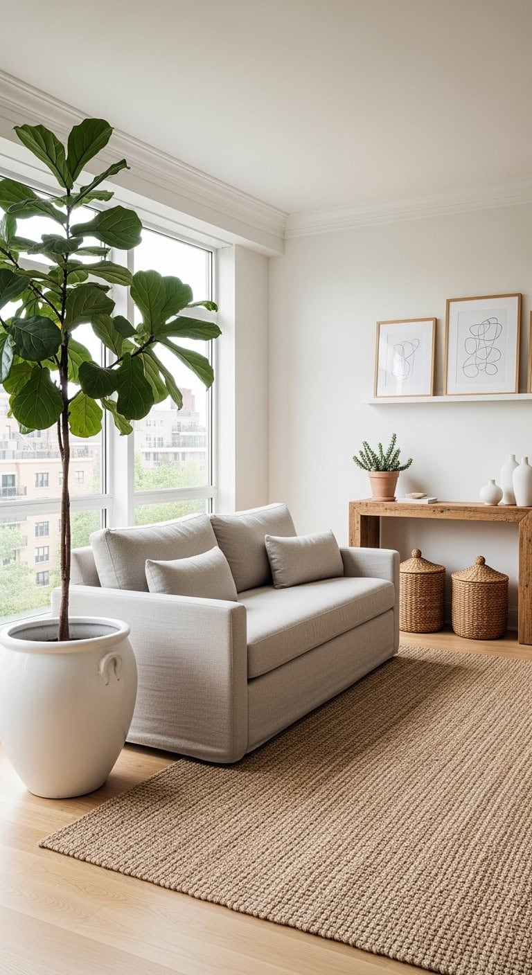 single statement plant vignette