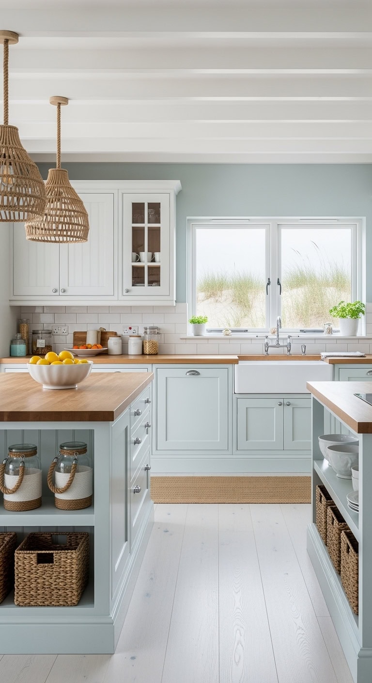 soft blues natural textures