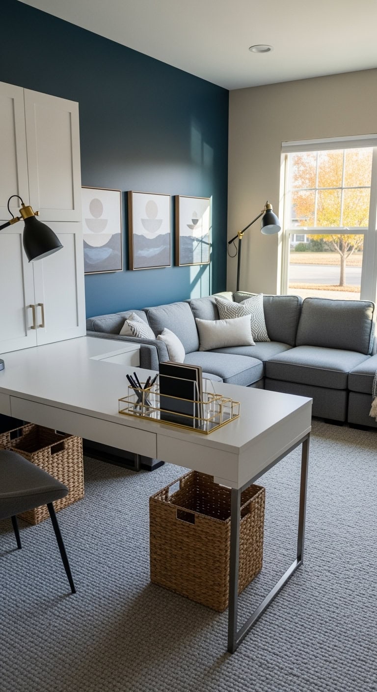 stylish multifunctional home workspace