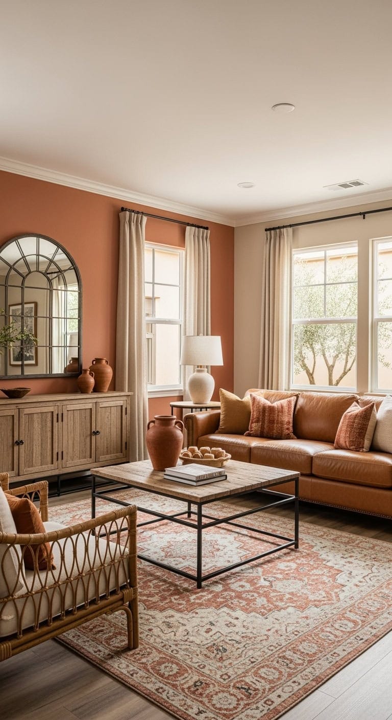 sun baked mediterranean iron accents