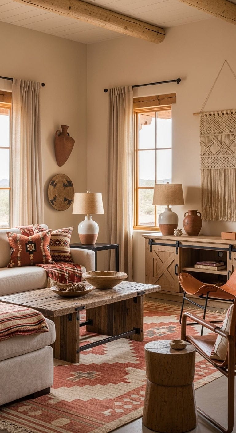 sun baked southwestern woven sanctuary