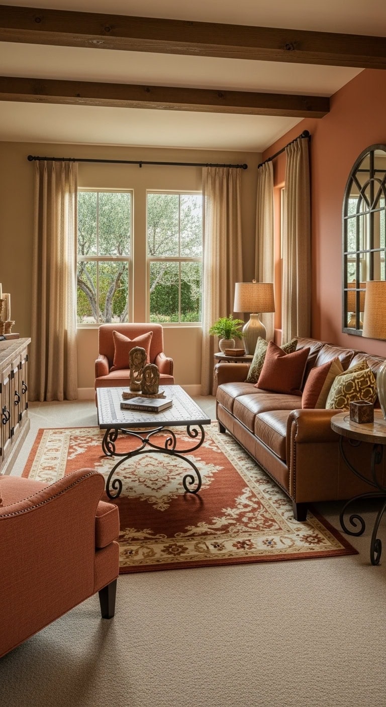 sun baked terracotta mediterranean warmth