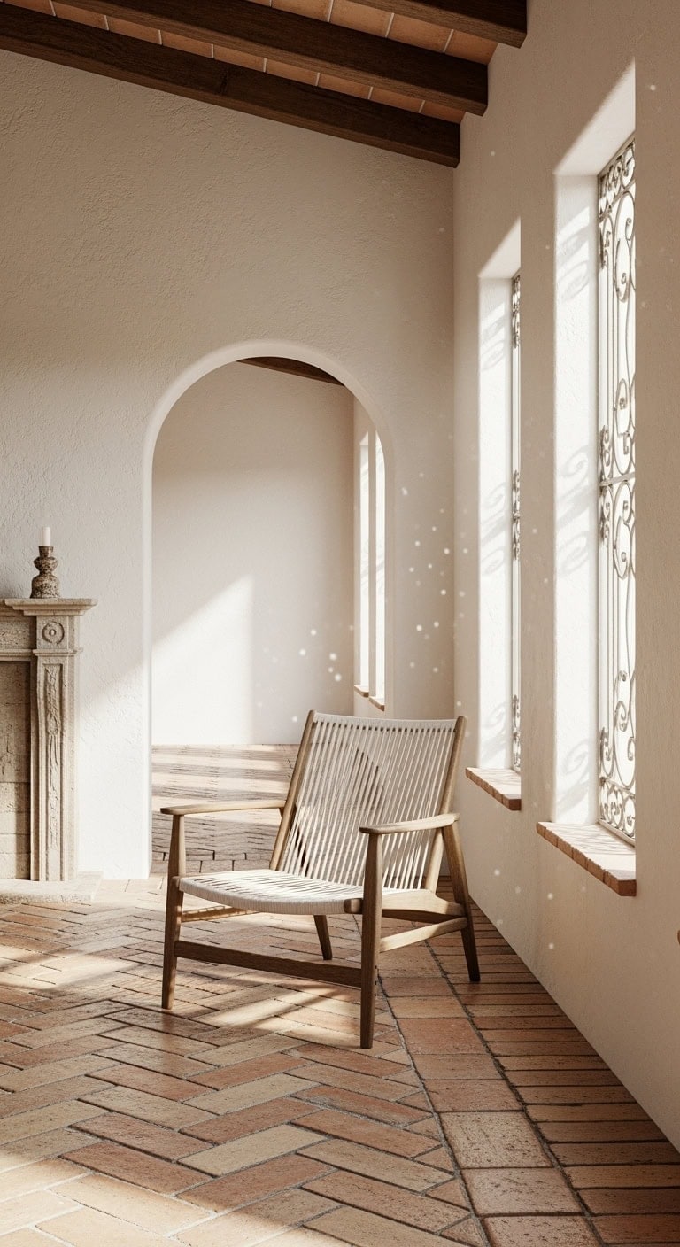 sun soaked mediterranean textured retreat