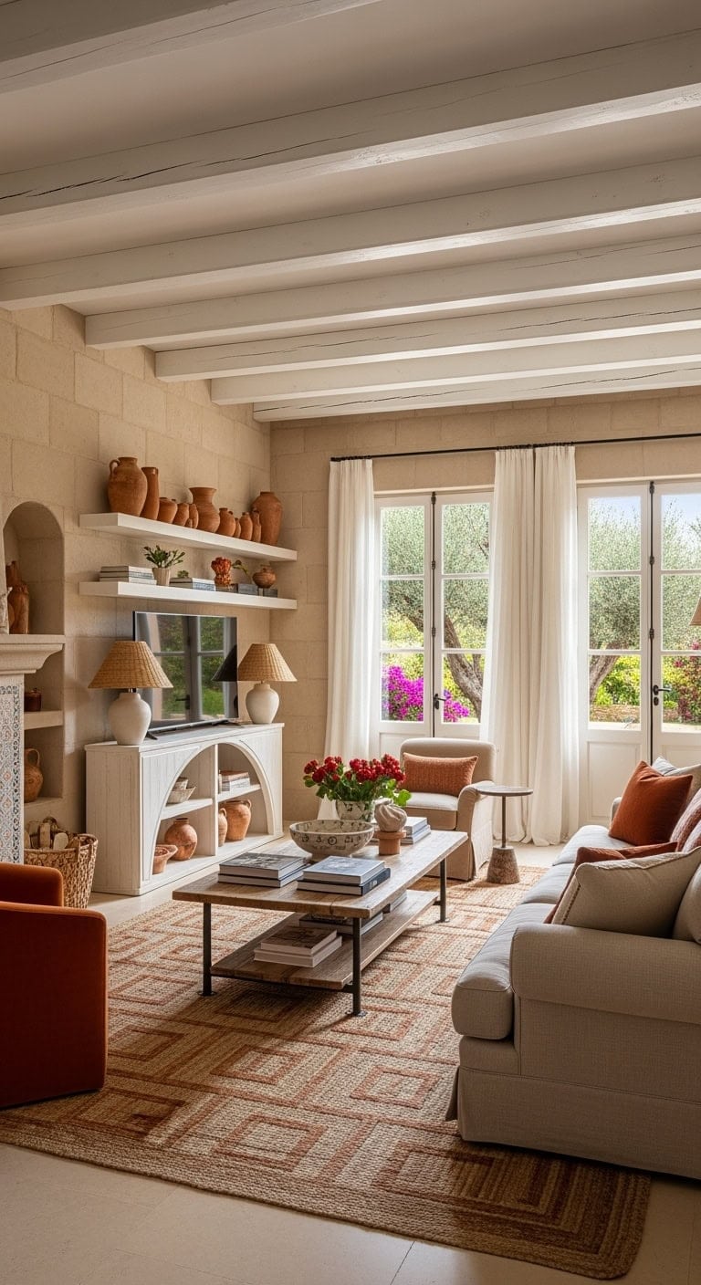 sunlit terracotta mediterranean luxe
