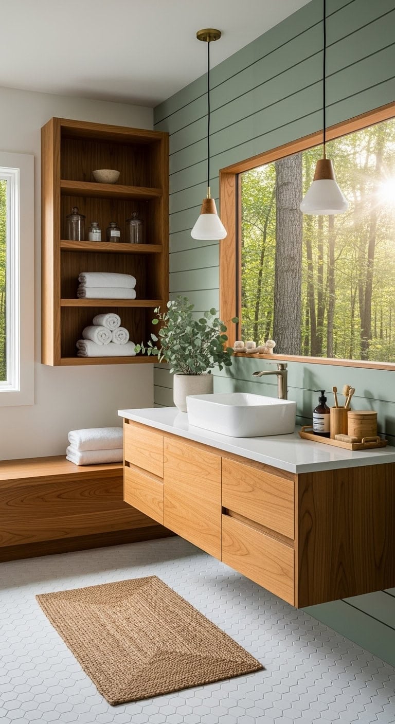 teak and cedar spa style