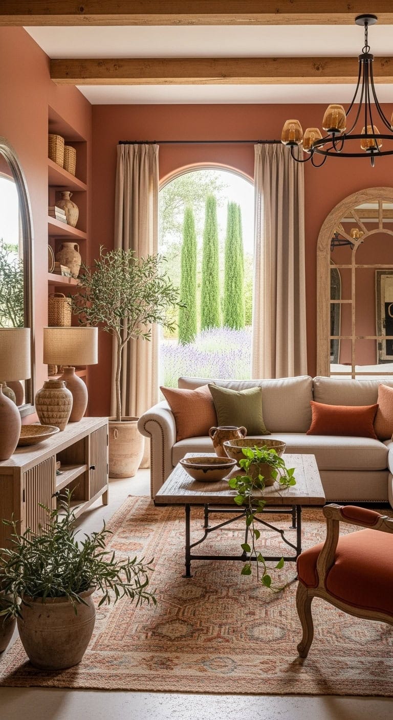 terracotta olive mediterranean living