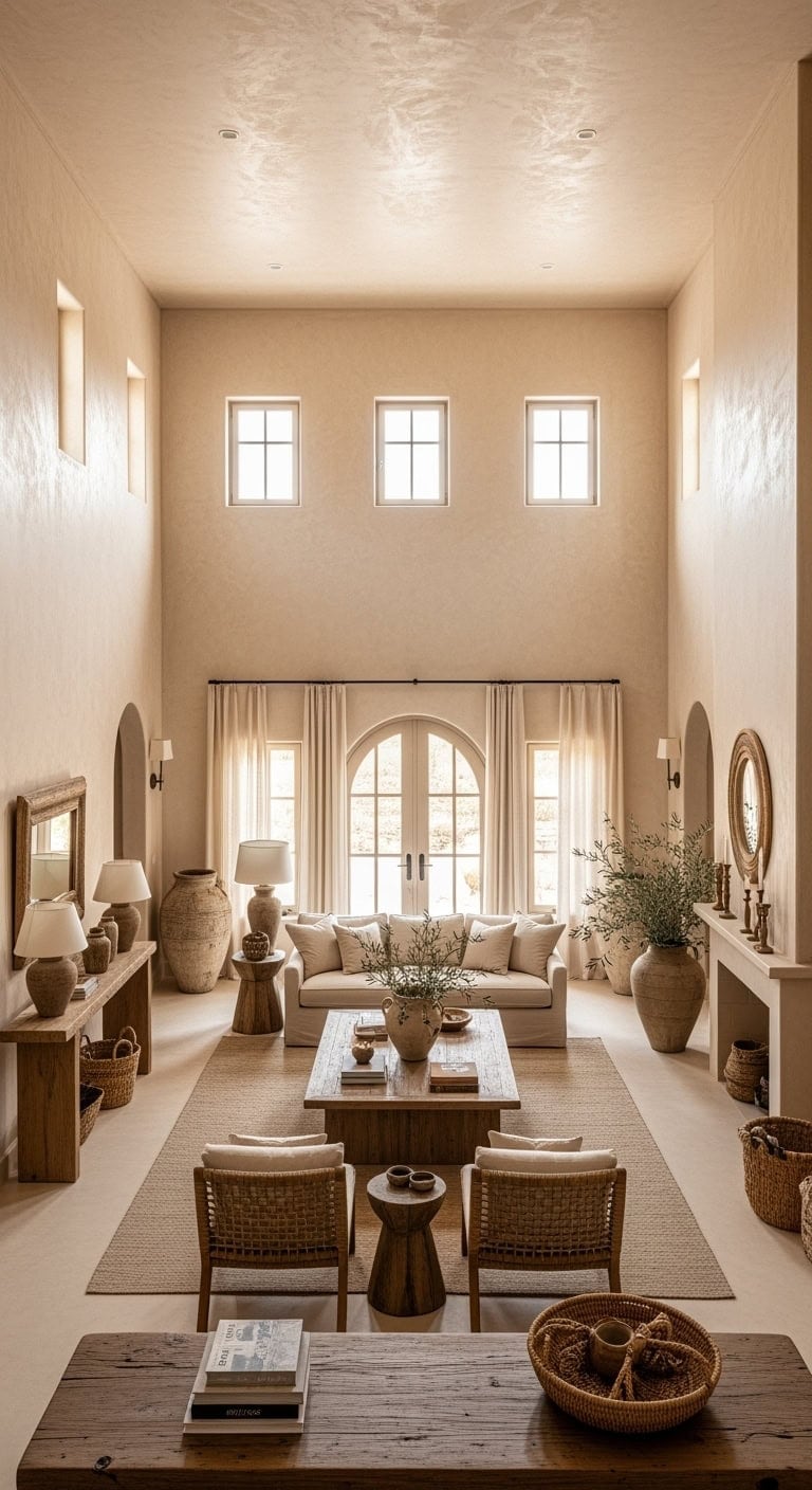 textured mediterranean beige stucco