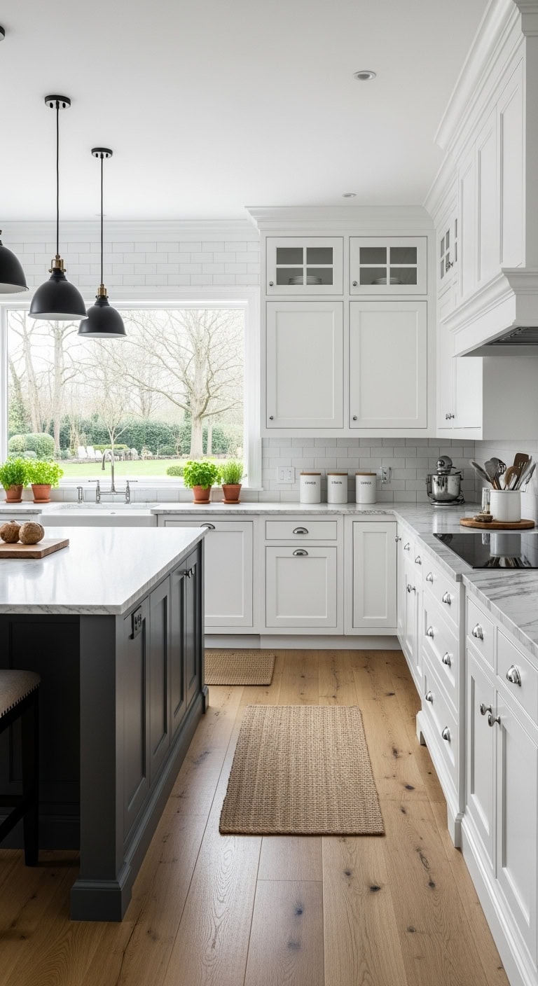 timeless clean shaker kitchen