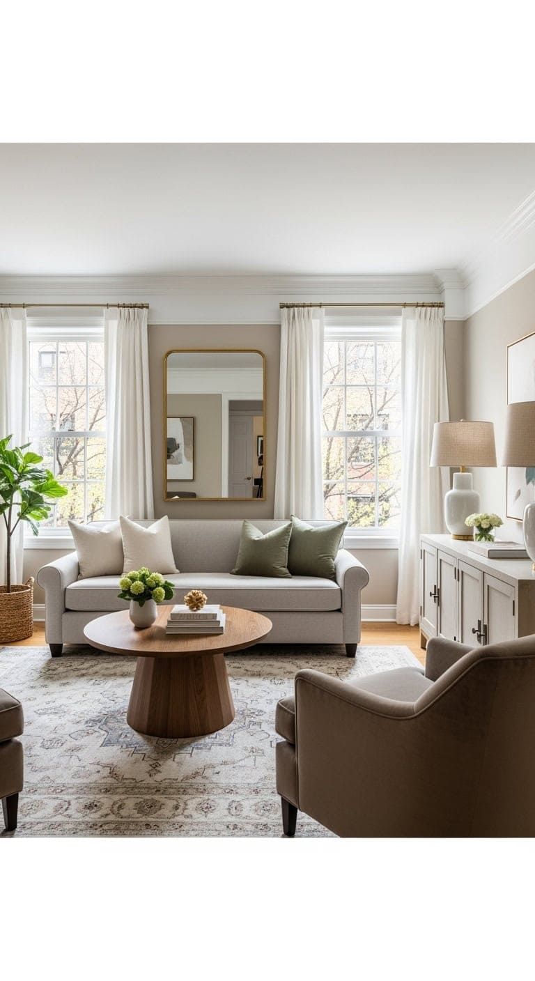 transitional neutral timeless furniture