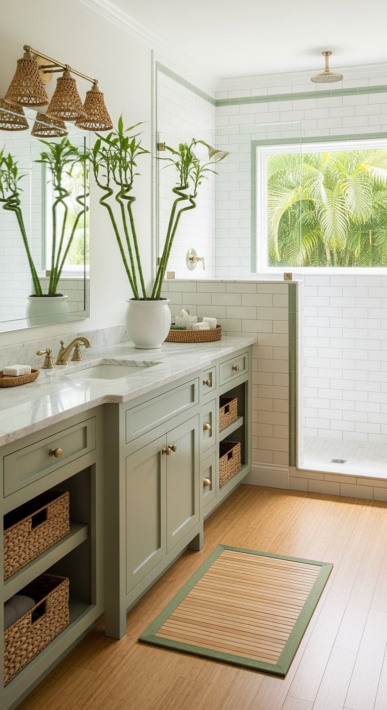 tropical sage spa bathroom