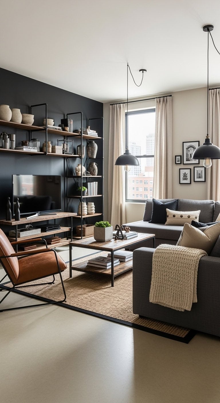 urban industrial neutral loft vibe