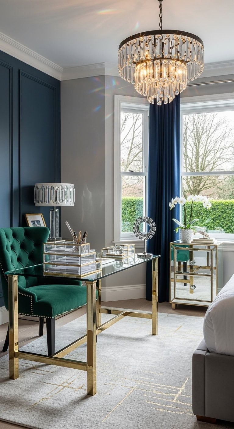 velvet crystal modern glamour