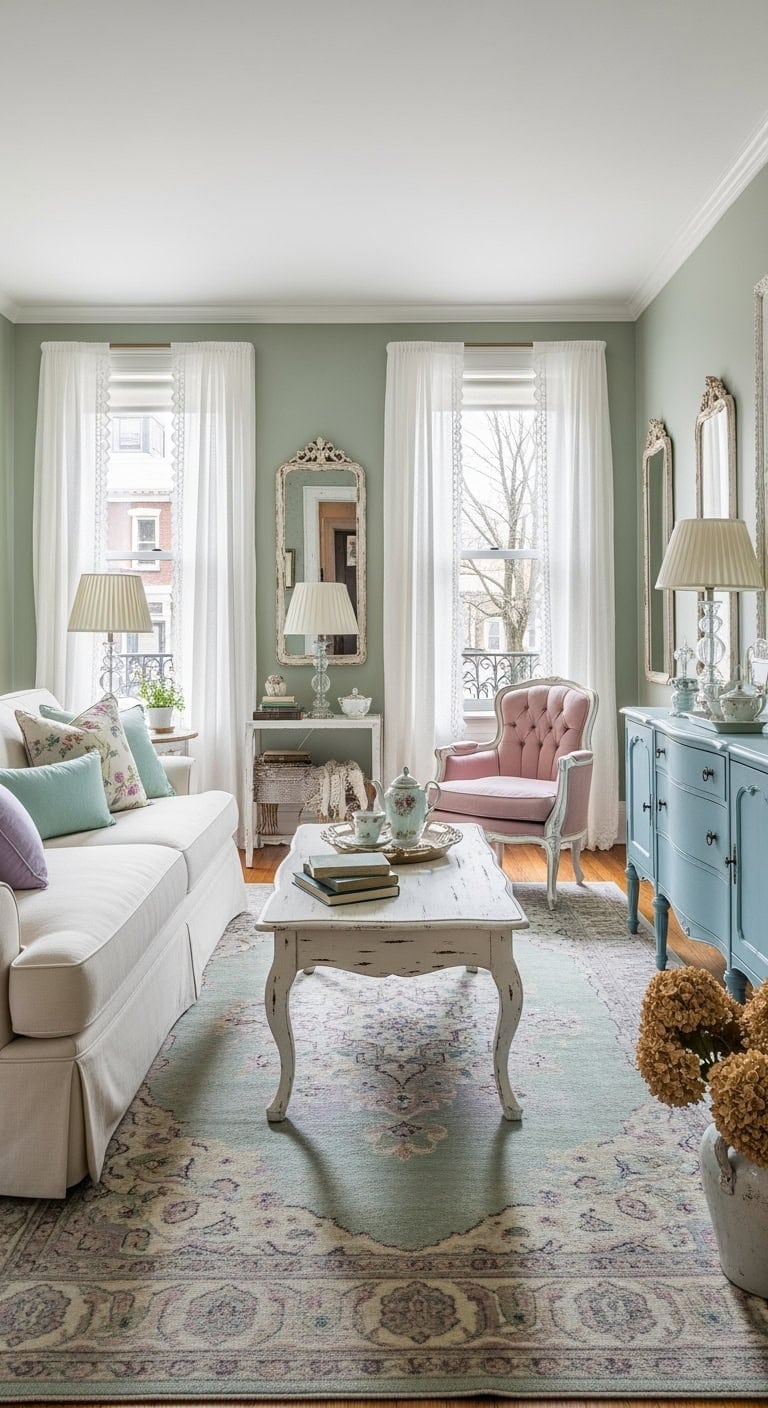 vintage pastel shabby chic