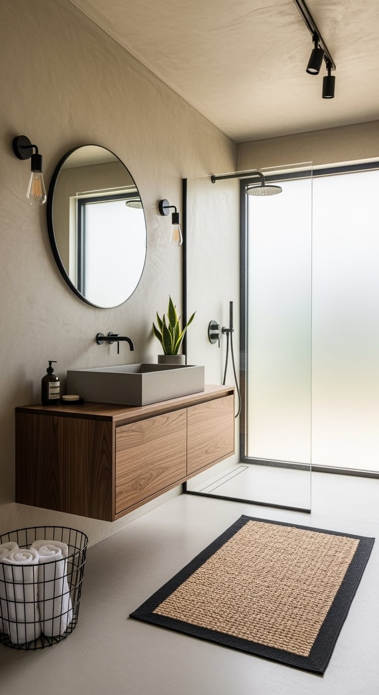 warm beige concrete chic