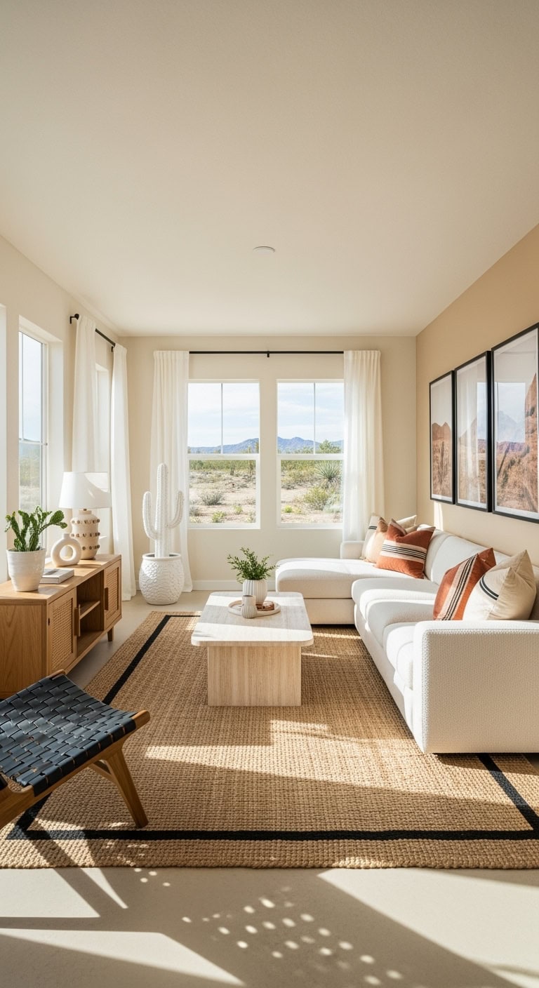 warm beige desert modern