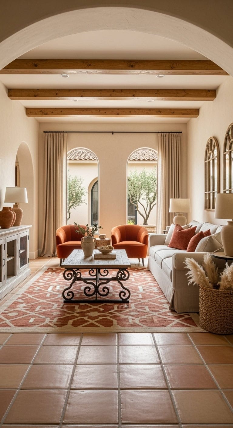 warm mediterranean terracotta charm