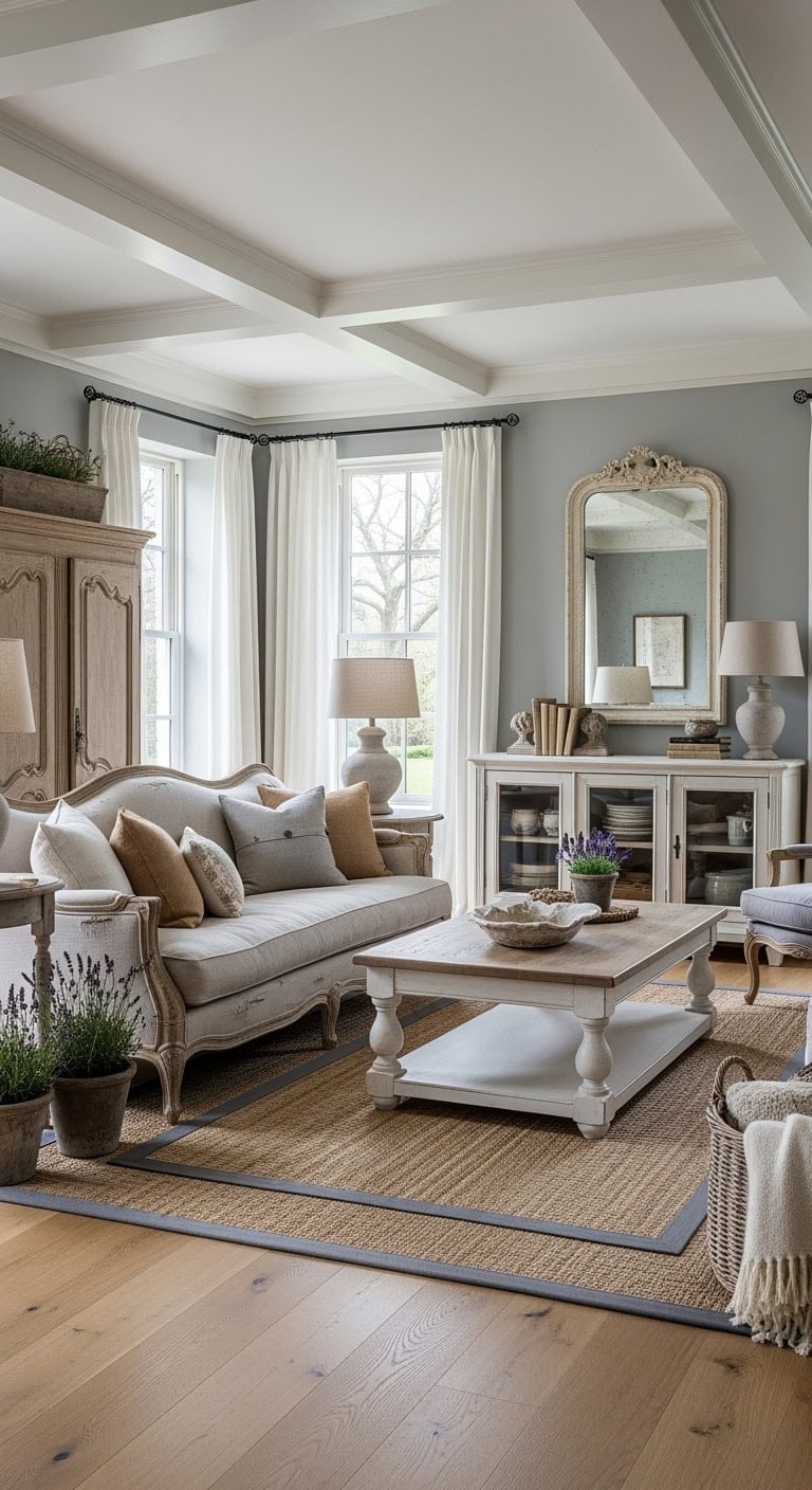 weathered beige french charm
