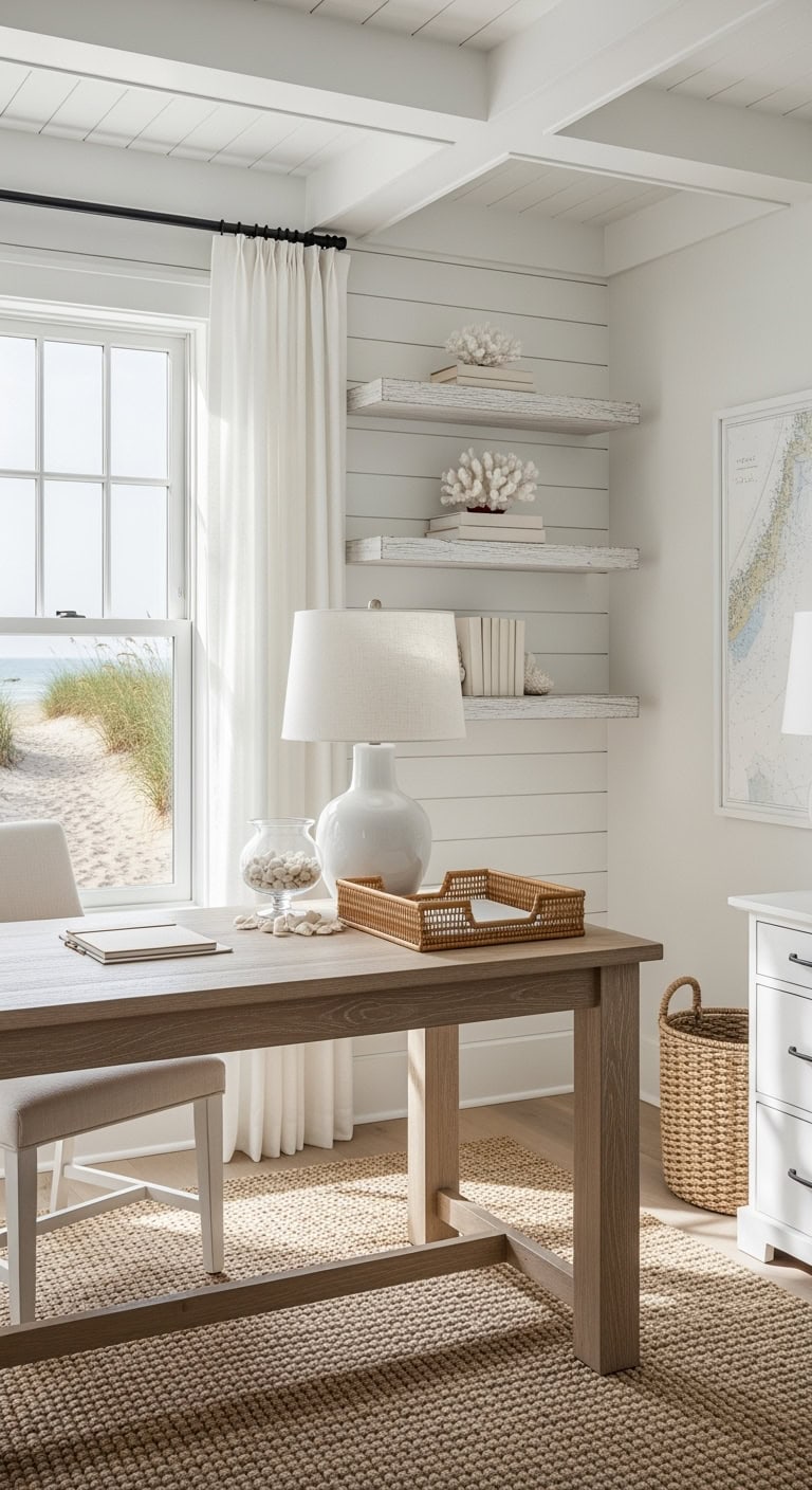 whitewashed relaxed coastal home