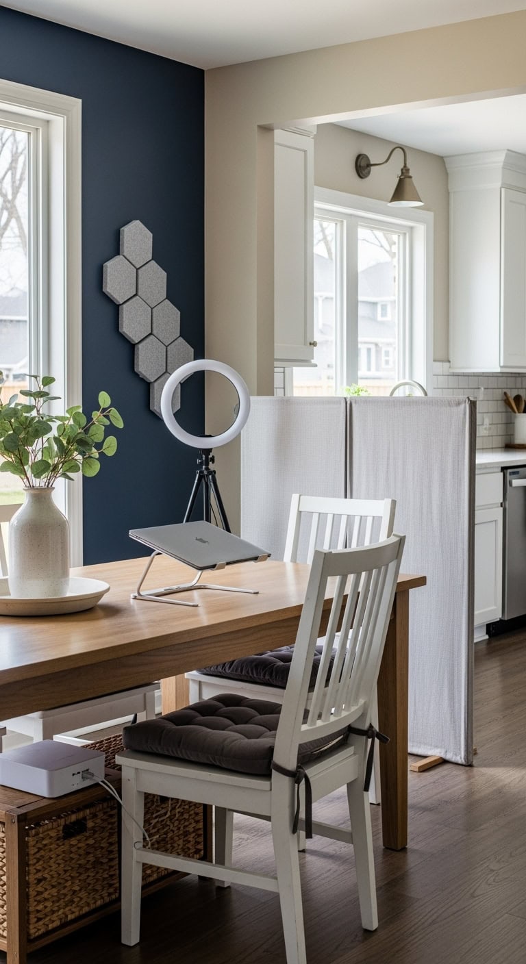 zoom ready kitchen table workspace