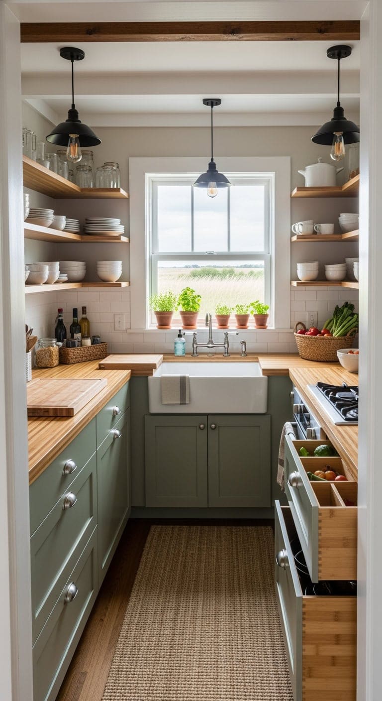 bamboo countertops prairie style