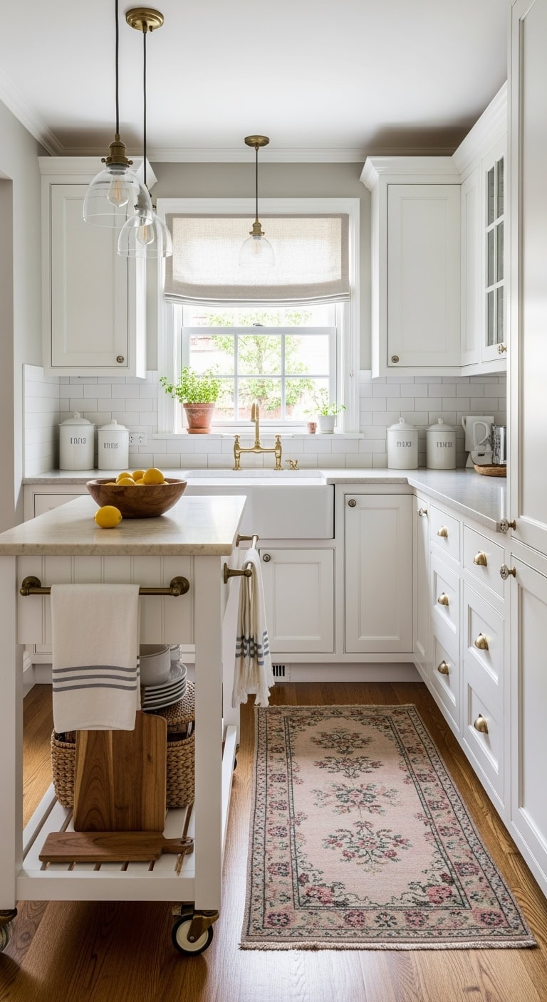 beadboard cottage kitchen island