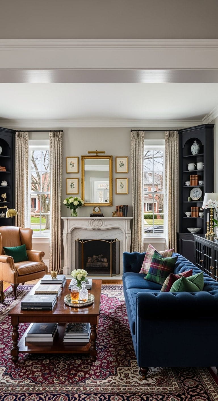 black built in corner cabinets