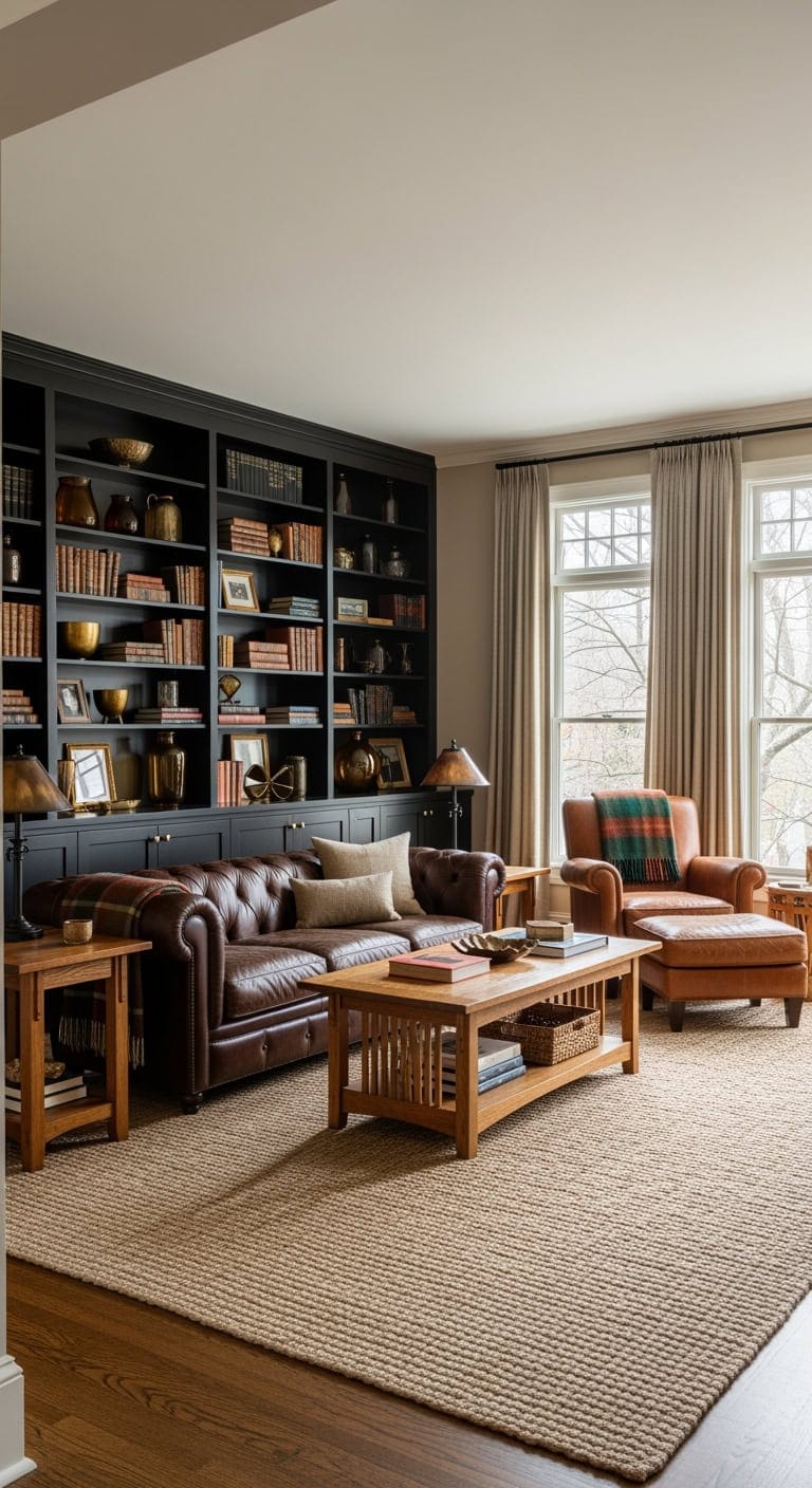 black built ins leather warmth