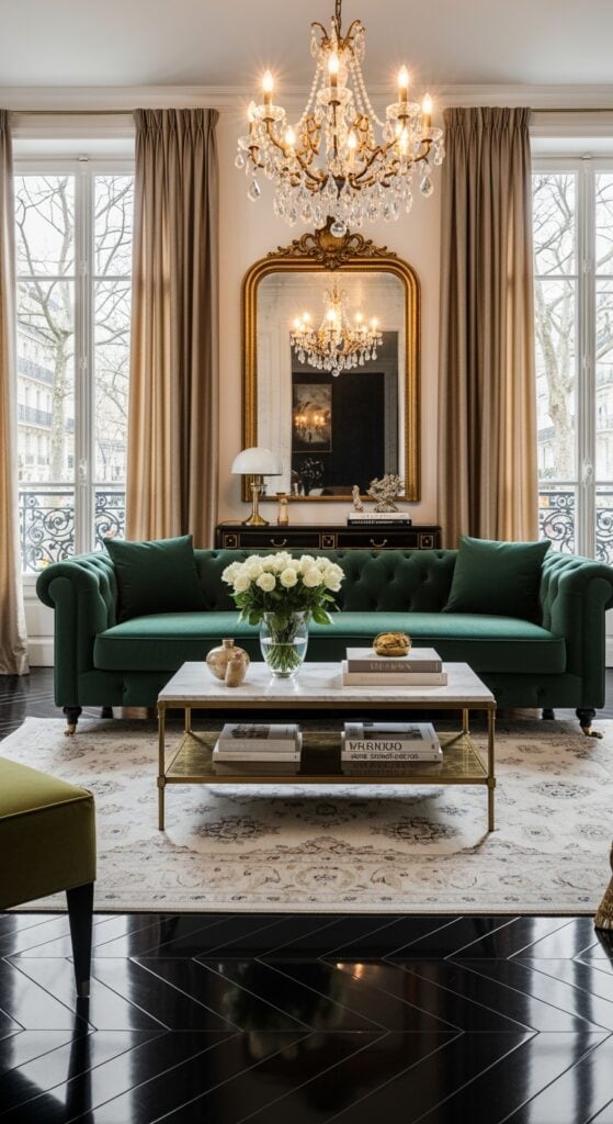 23 Black Tiles Floor Living Room Ideas for Timeless Elegance