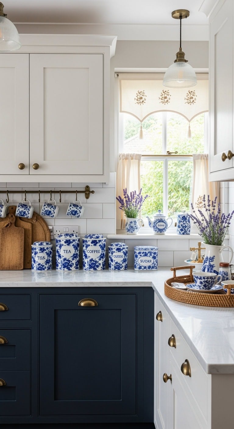 blue and white porcelain charm