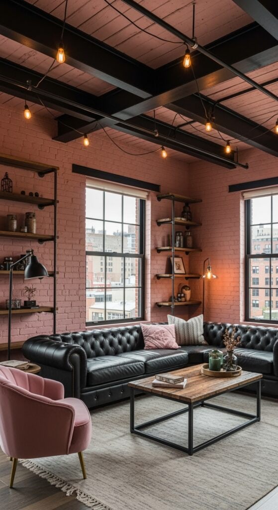 23 Pink and Black Living Room Layouts to Wow Your Guests