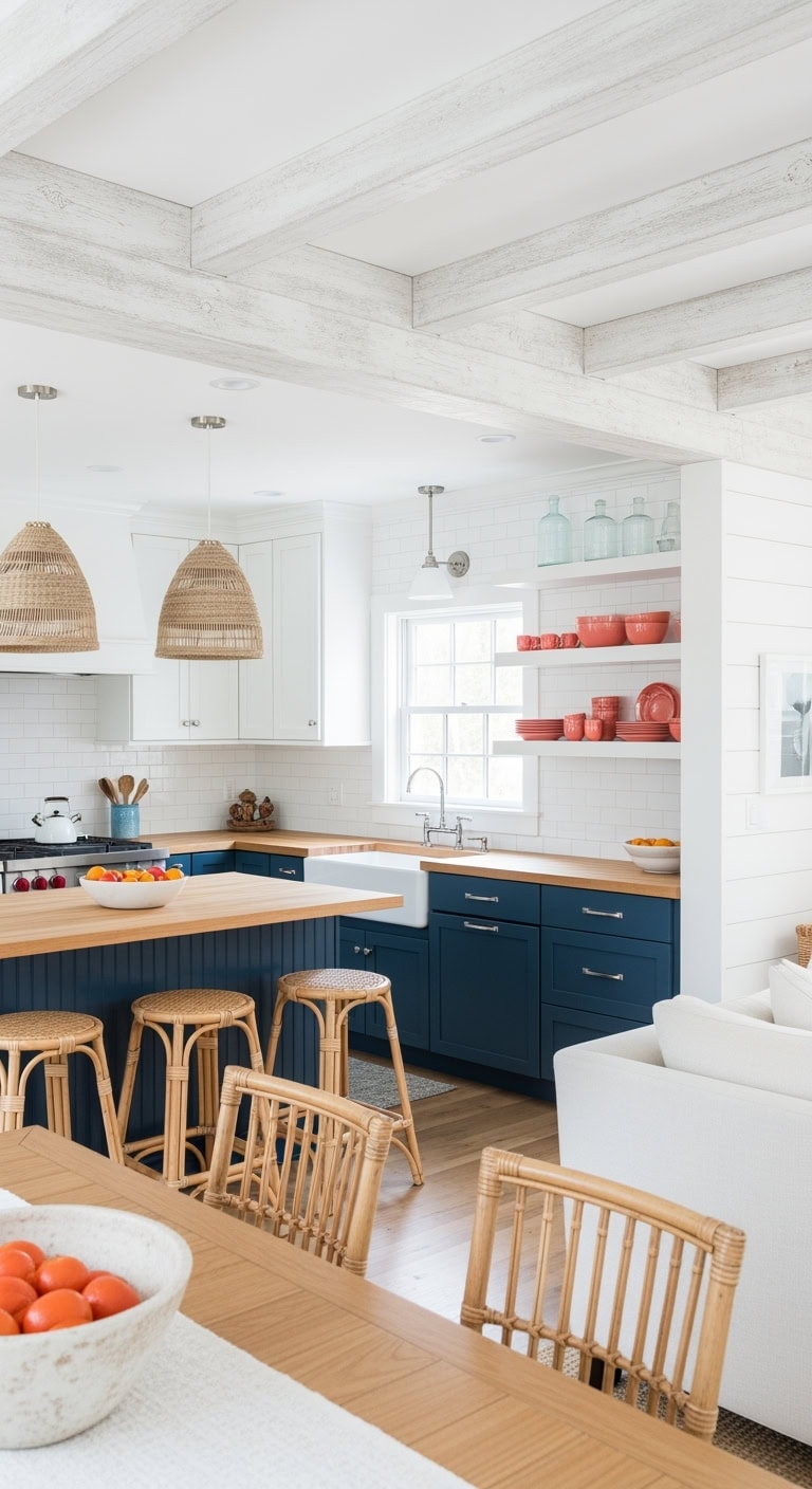 breezy coastal boutique kitchen