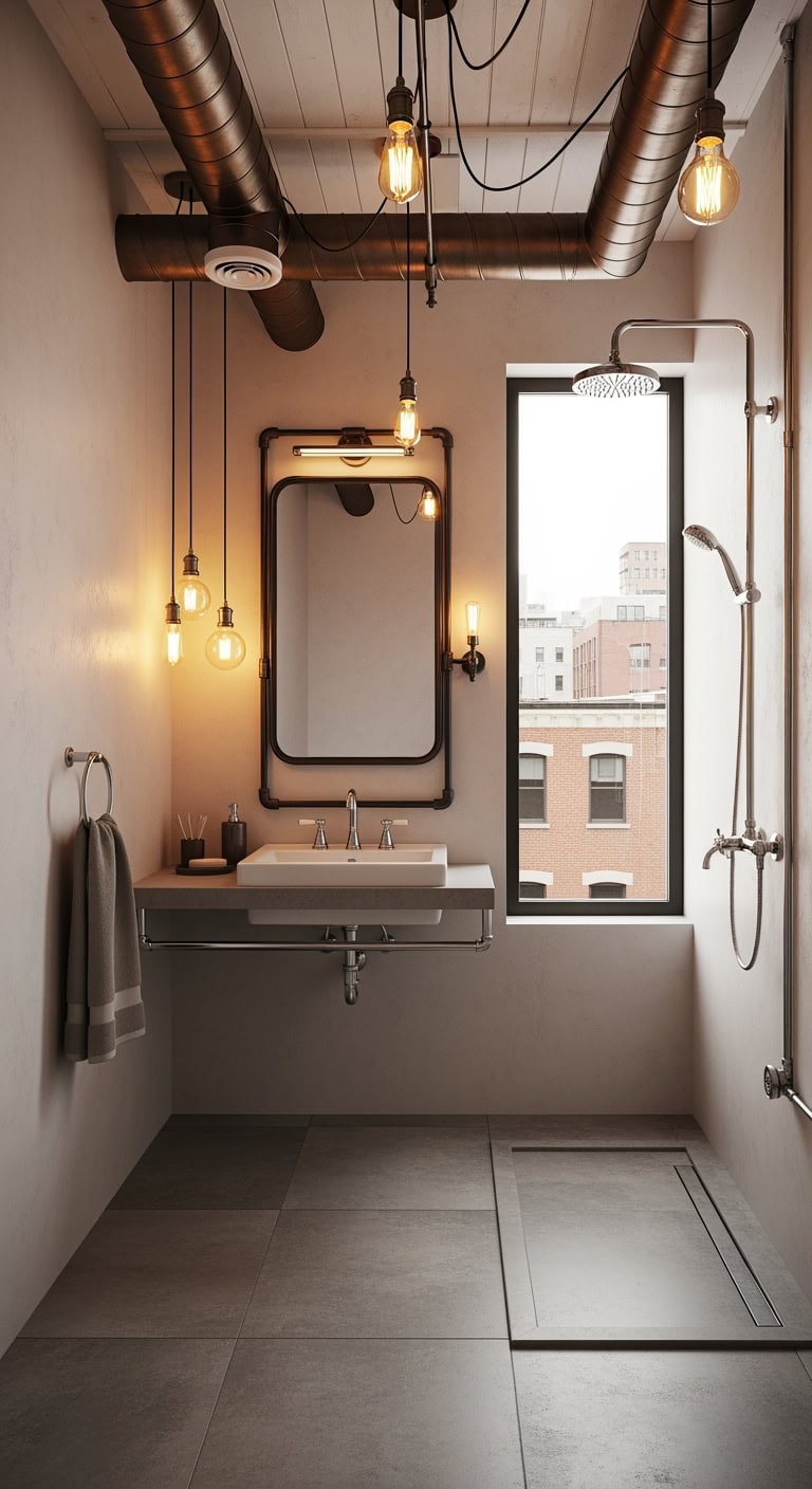 brightening small bathroom ceilings