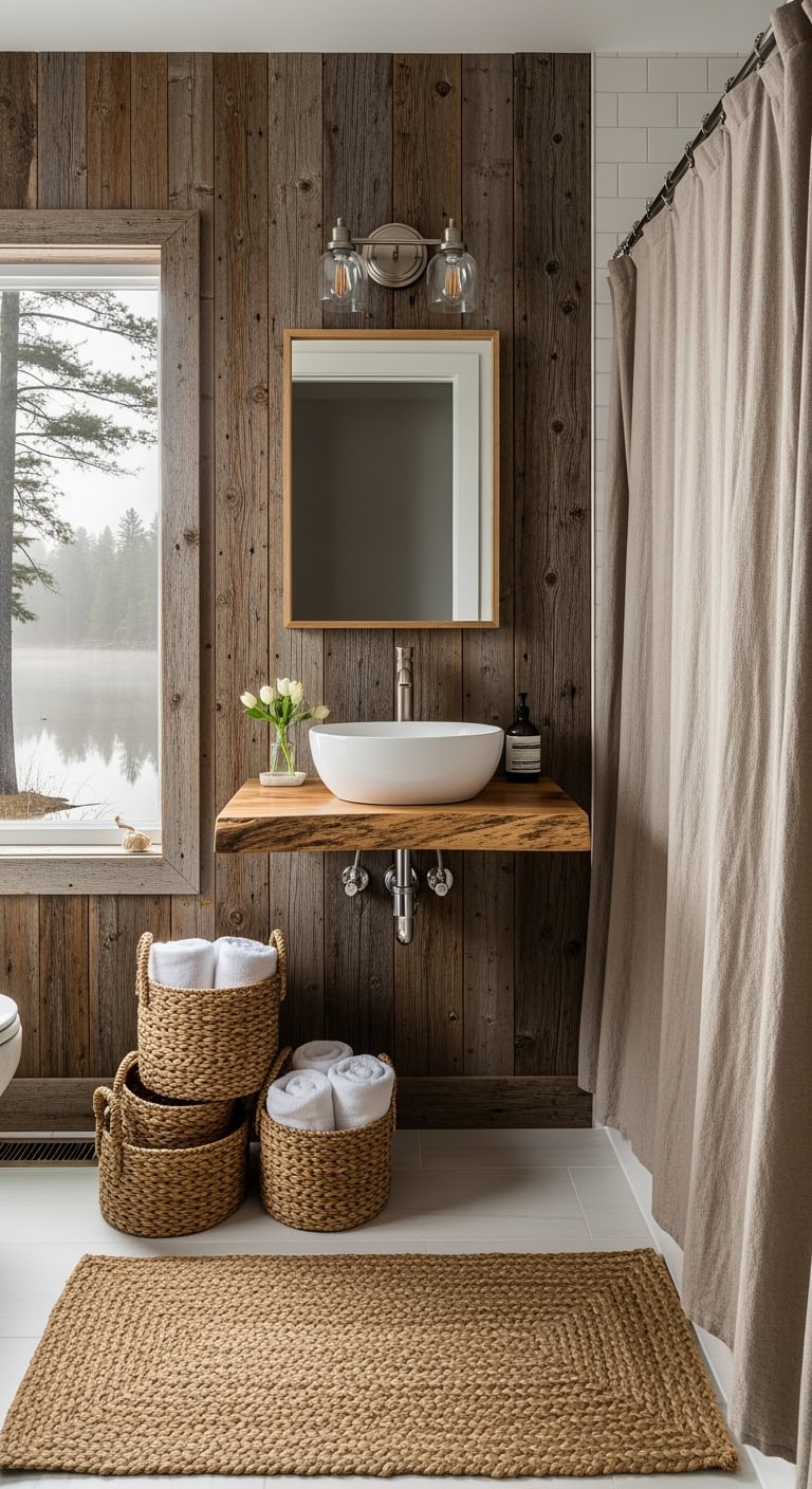 charming compact cottage bathroom ideas