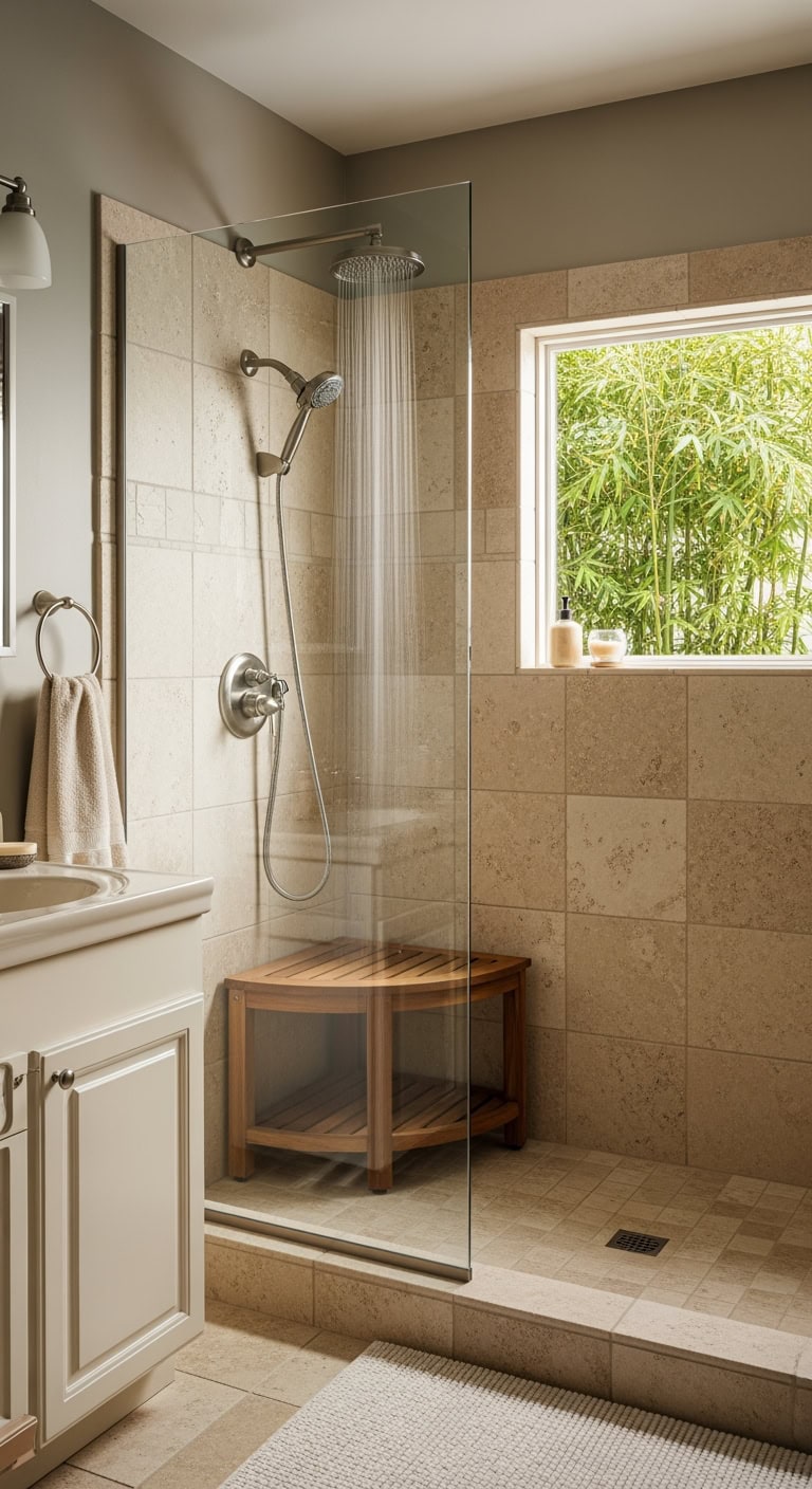 chic compact bathroom design