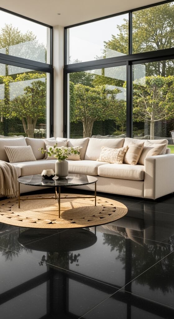 23 Timeless Black Floor Living Room Ideas for Lasting Appeal