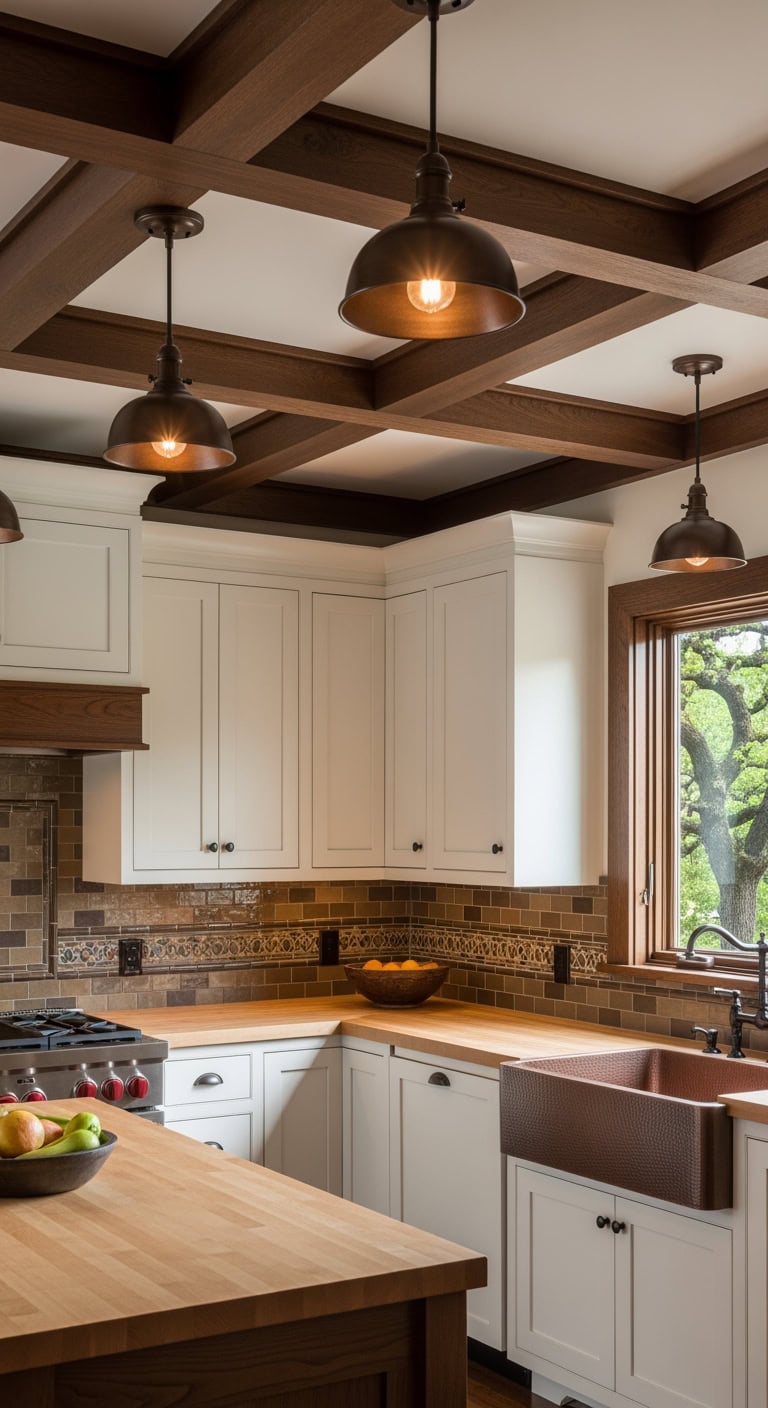 clever ceiling ideas for kitchens