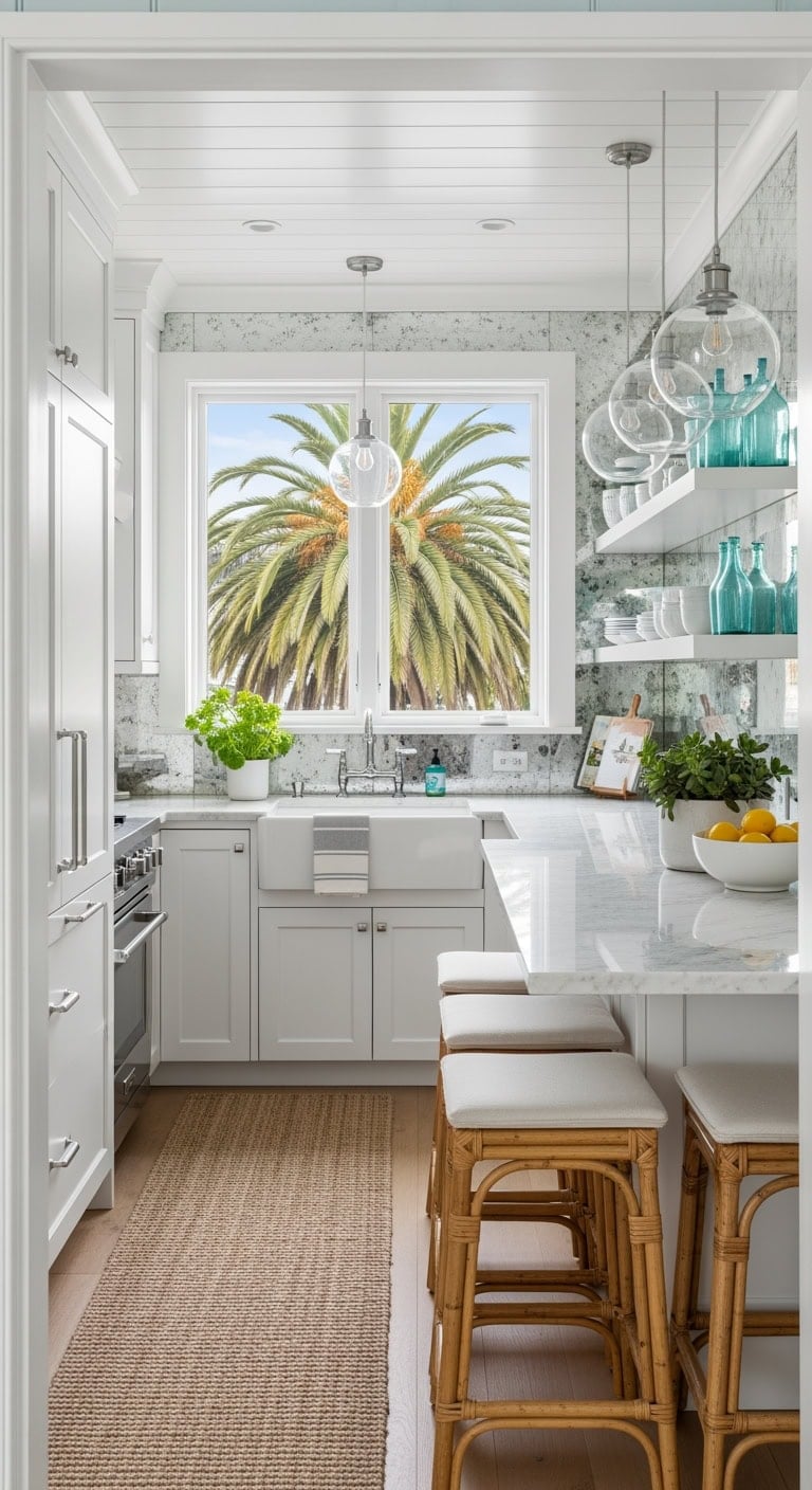 coastal white mirror enhanced peninsula