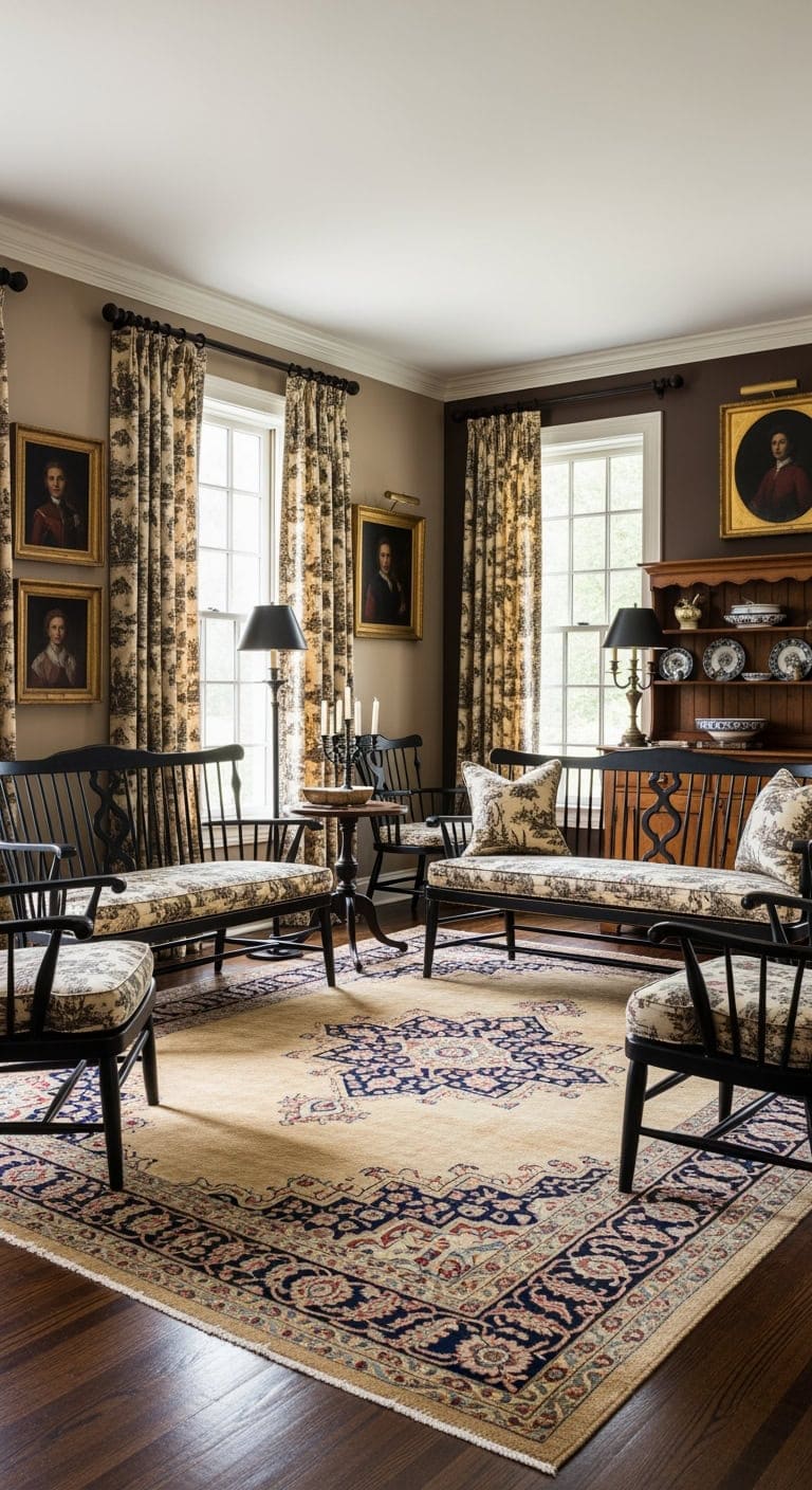 colonial black with tan